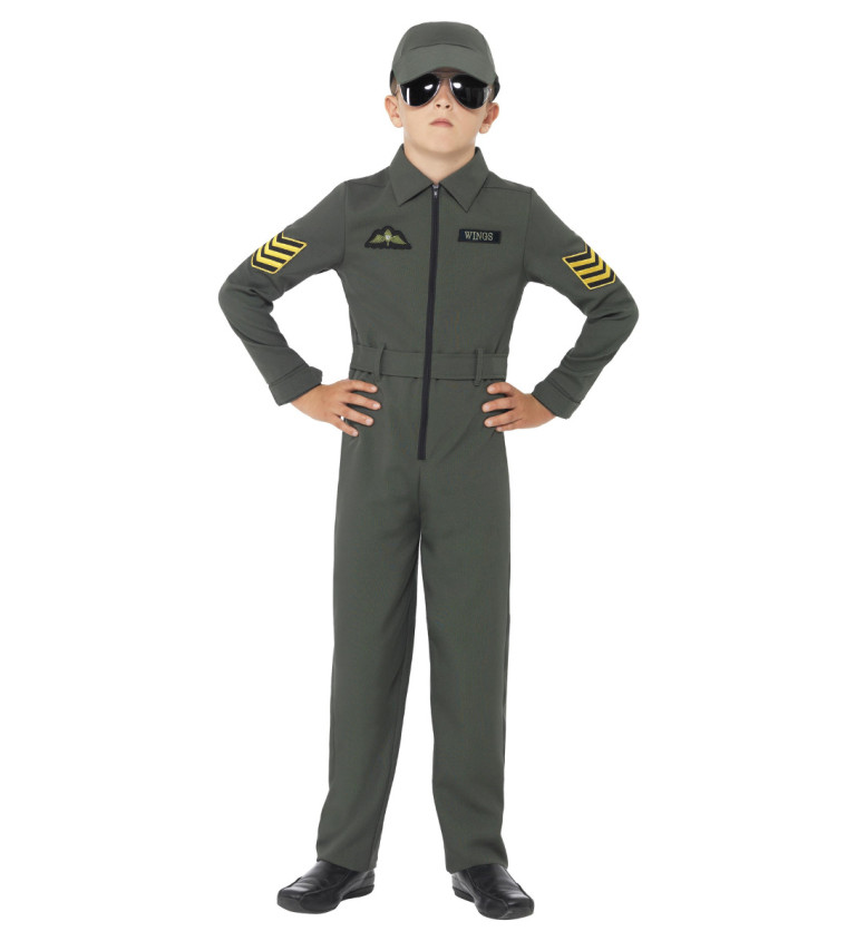 Detský kostým Vojenský letec